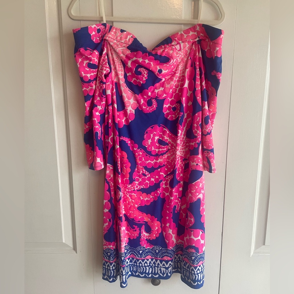 Lilly Pulitzer off the shoulder dress